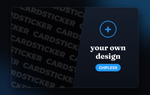 Chipless – Customize yourself - card sticker