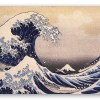The Great Wave - card sticker