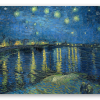 Starry Night Over the Rhône - card sticker