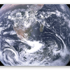 Blue Marble - card sticker