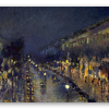 Boulevard Montmartre at Night