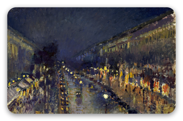 Boulevard Montmartre at Night