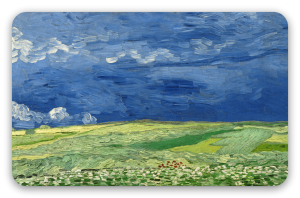 Wheatfields under Thunderclouds