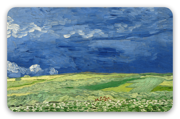 Wheatfields under Thunderclouds