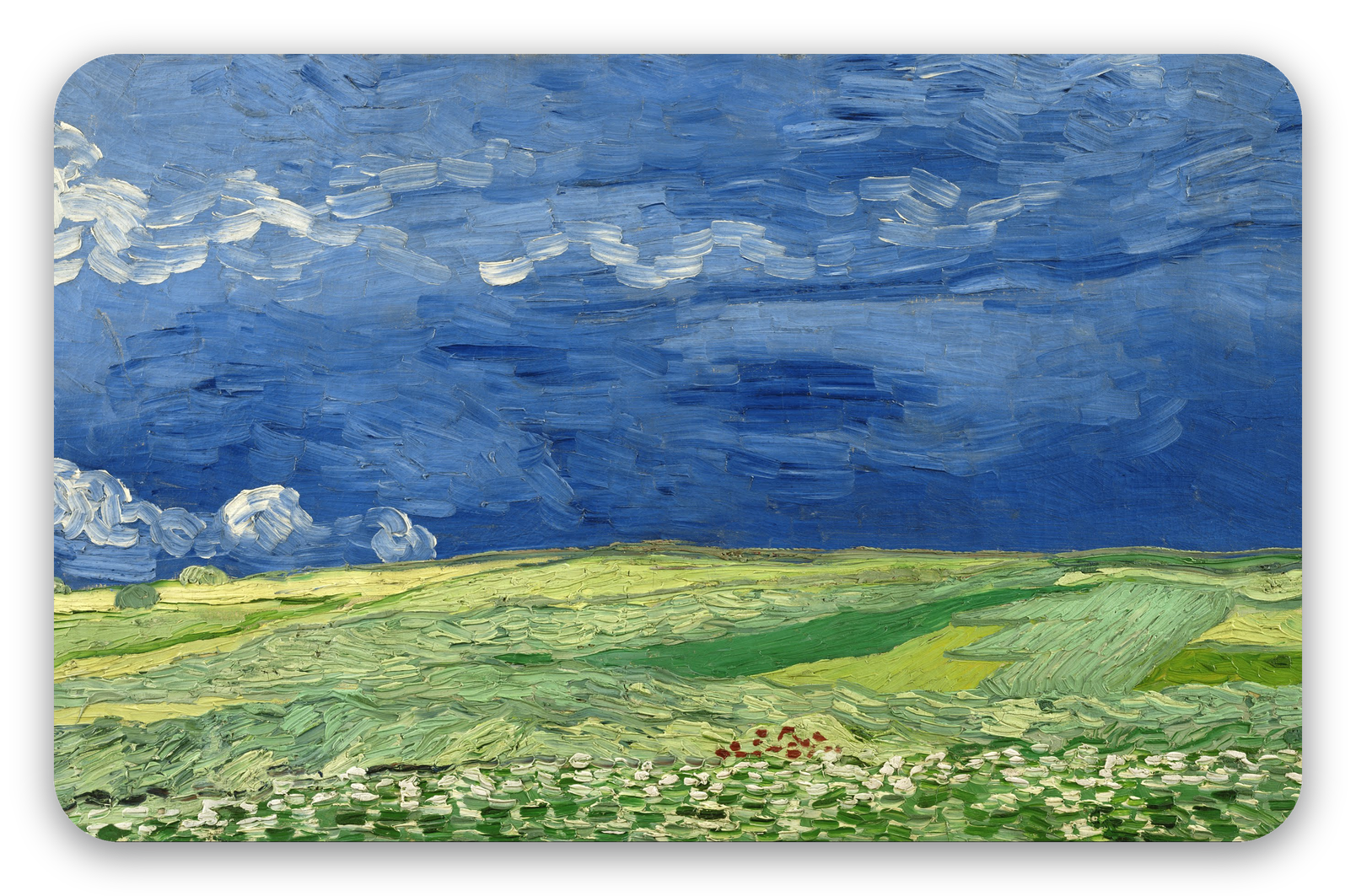Wheatfields under Thunderclouds
