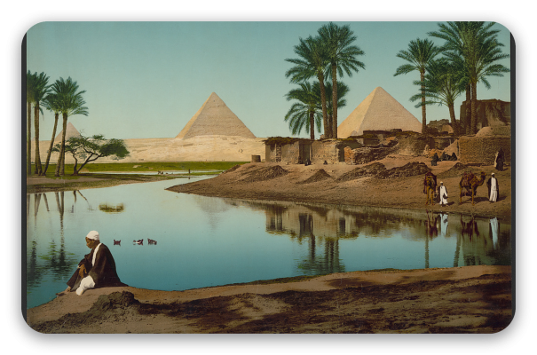 The Pyramids around 1900