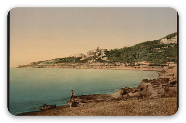 Bordighera on photochrome prints