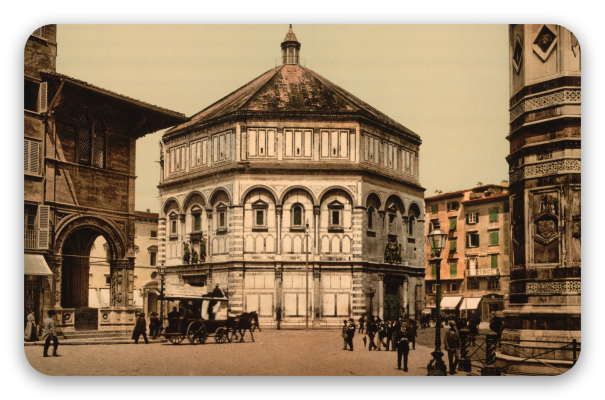 Florence on photochrome prints