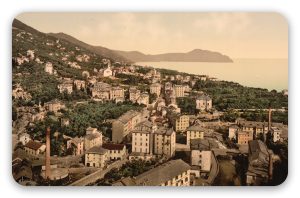 Genoa on photochrome prints