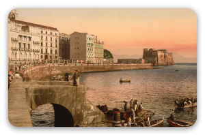 Naples on photochrome prints