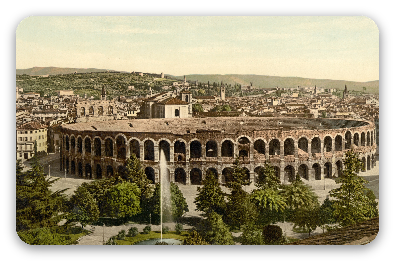 Verona on photochrome prints