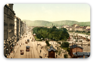 Vienna on photochrome prints