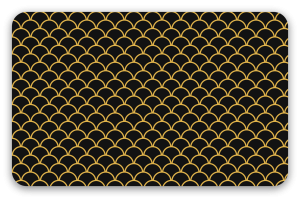 Black and Gold Fish Scales